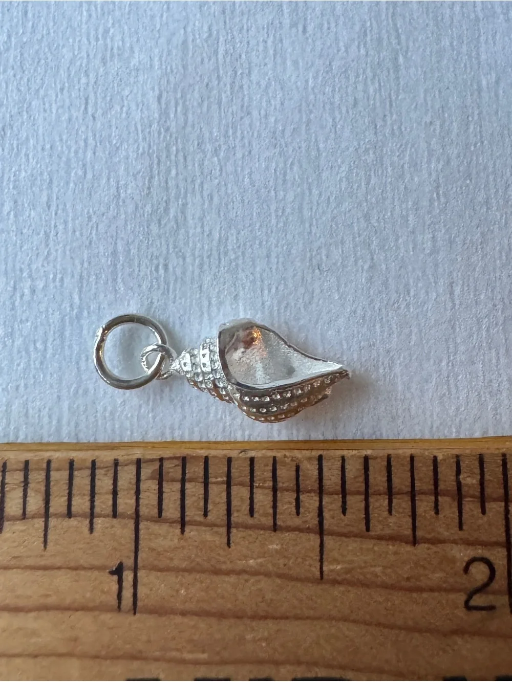 Sterling Silver Sea Snail Shell 3D Charm Pendant For Bracelet Necklace New